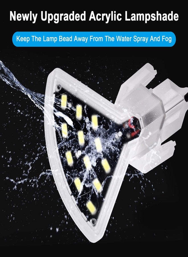 WEAVERBIRD Aquarium Light M3 Fan Shape Fish Tank LED Light 5W 12 LED Planted Clip Lamp for 4-10Inch 6mm Thick Fish Tanks - Image 3